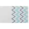Off White Base Embroidered Chevron Table Runner